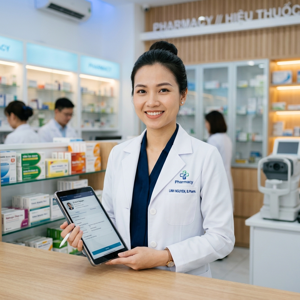 Chân dung Dược sĩ Lê Nguyễn Mỹ Như